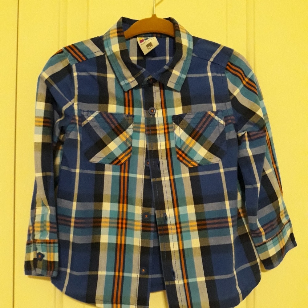 24 Month button down HealthTex shirt